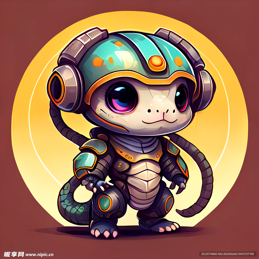 十二生肖卡通插画