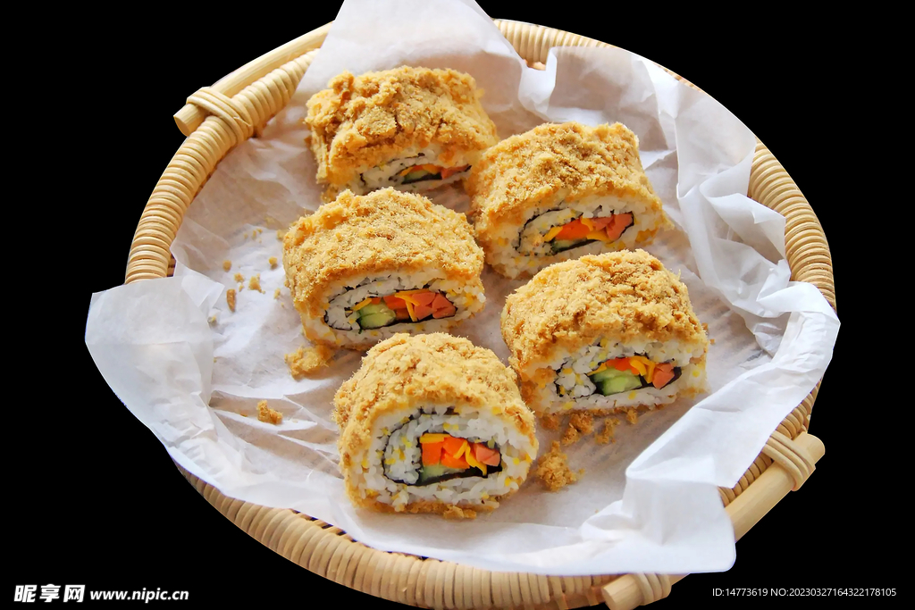 日本料理肉松寿司