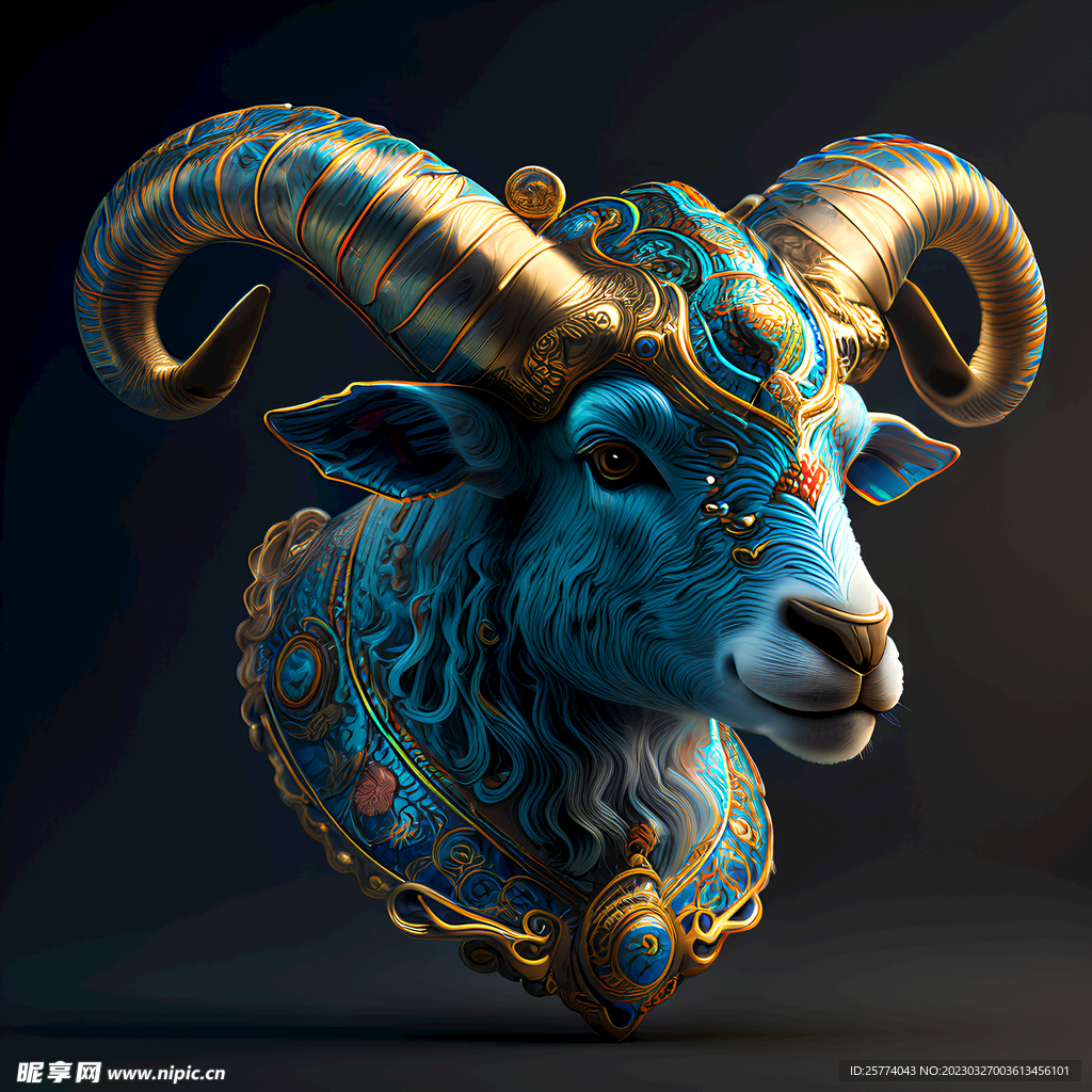 十二生肖羊插画