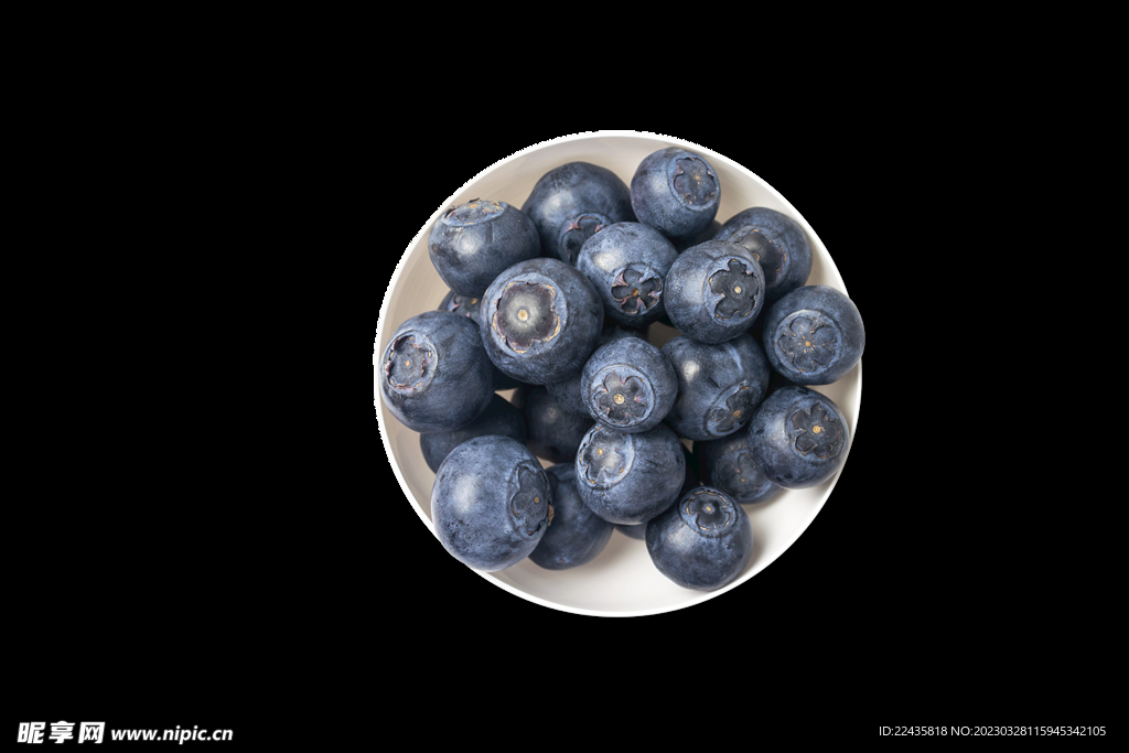 蓝莓PNG免扣水果素材