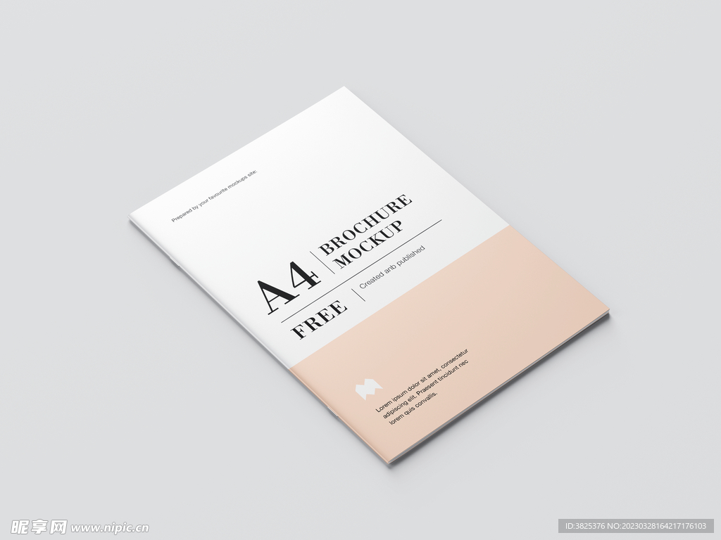 A4宣传手册样机模板