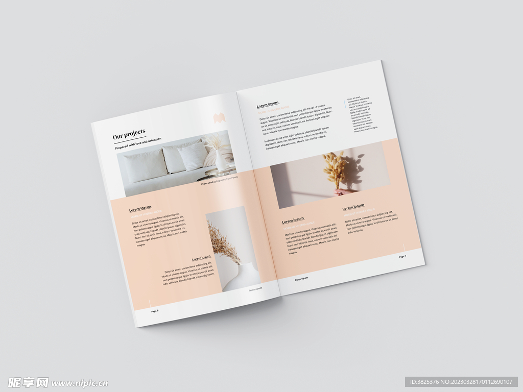 A4宣传手册样机模板