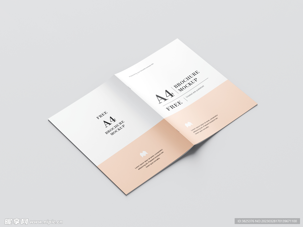 A4宣传手册样机模板