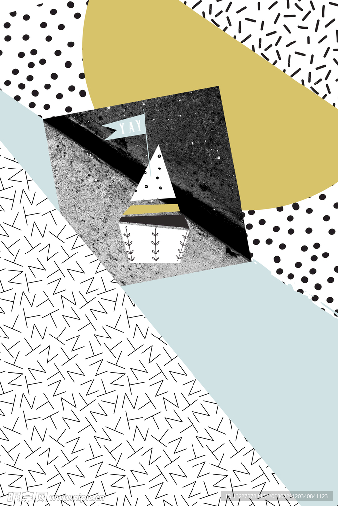 简约几何装饰画