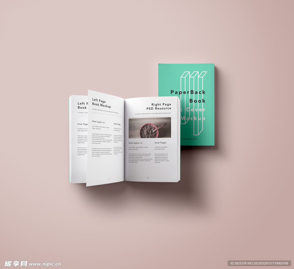 书本设计组合样机模板