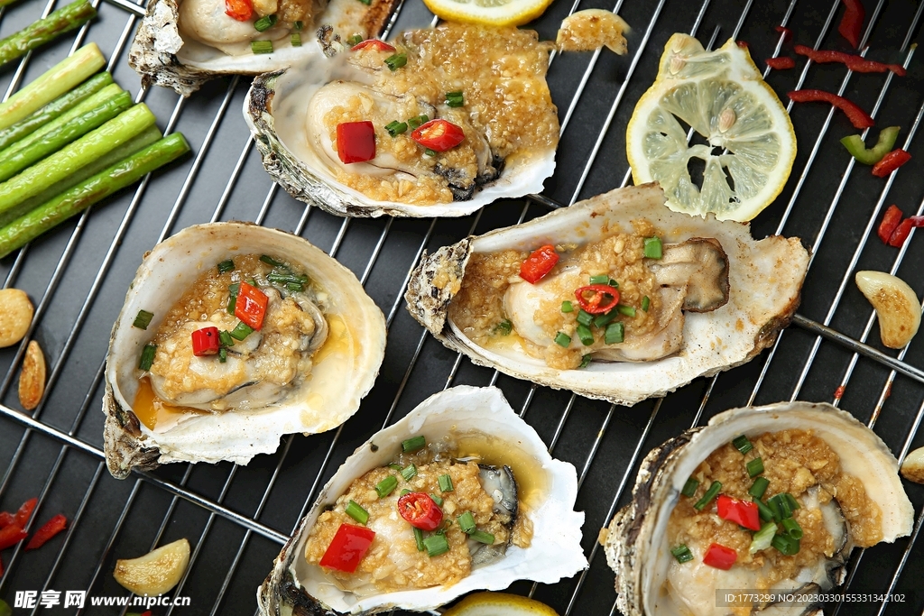 烤生蚝