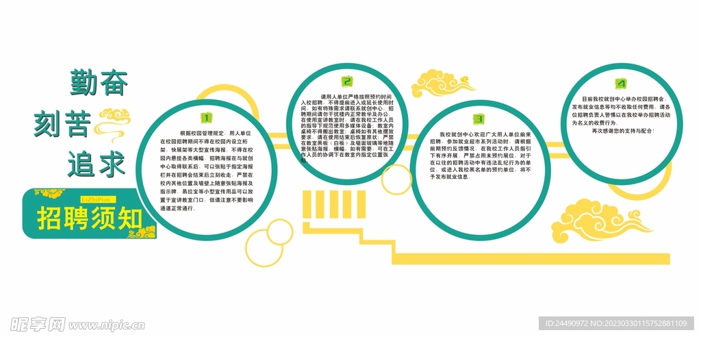 招聘文化墙   大学校招文化墙