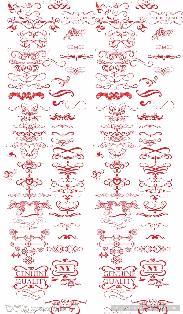 欧式花纹装饰边框