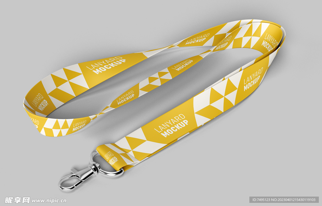 工作证挂绳样机