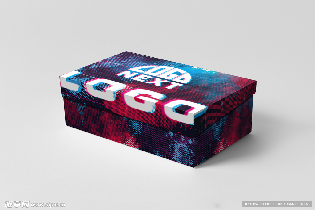 20230331潮流炫彩鞋盒