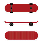 滑板车矢量文件 