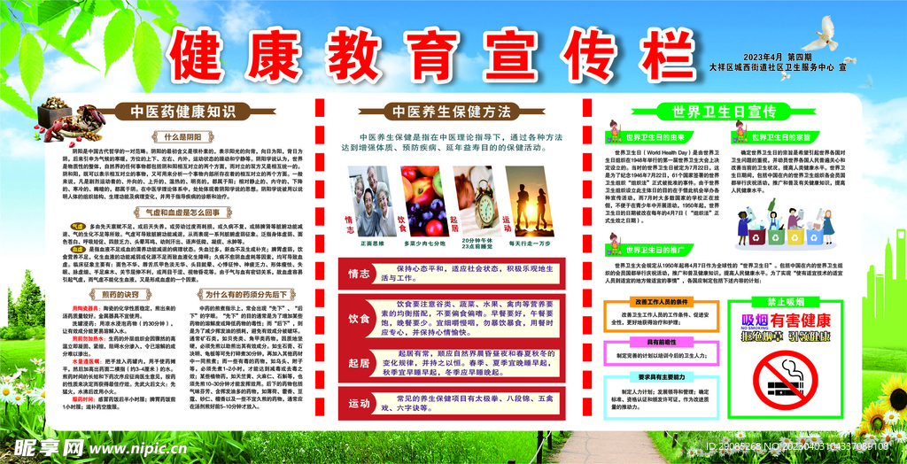 健康教育宣传栏