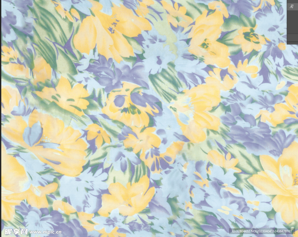 数码印花 扎染花