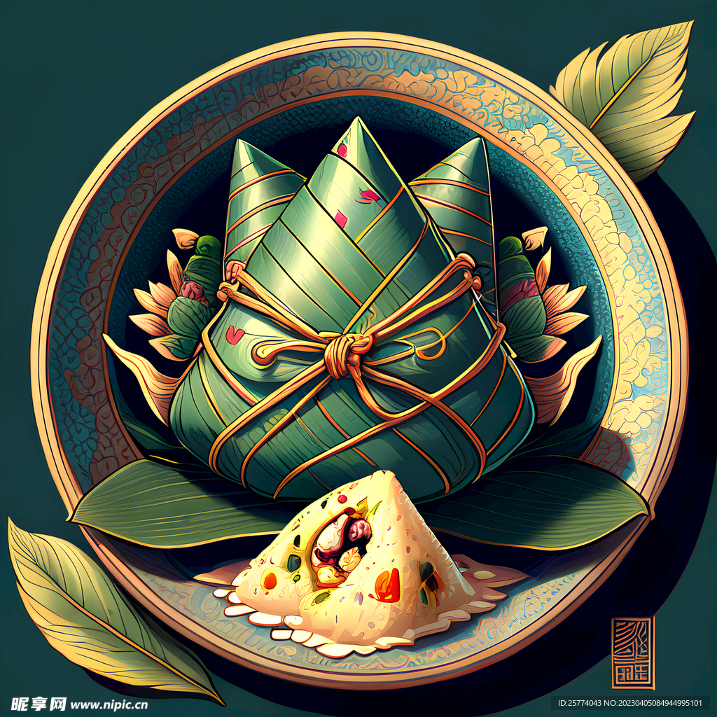 粽子插画