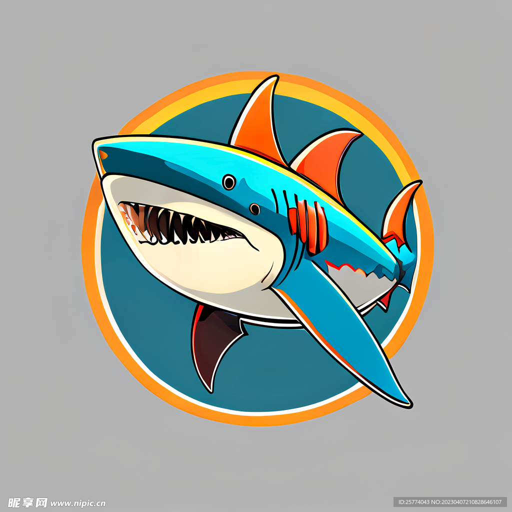 鲨鱼图标