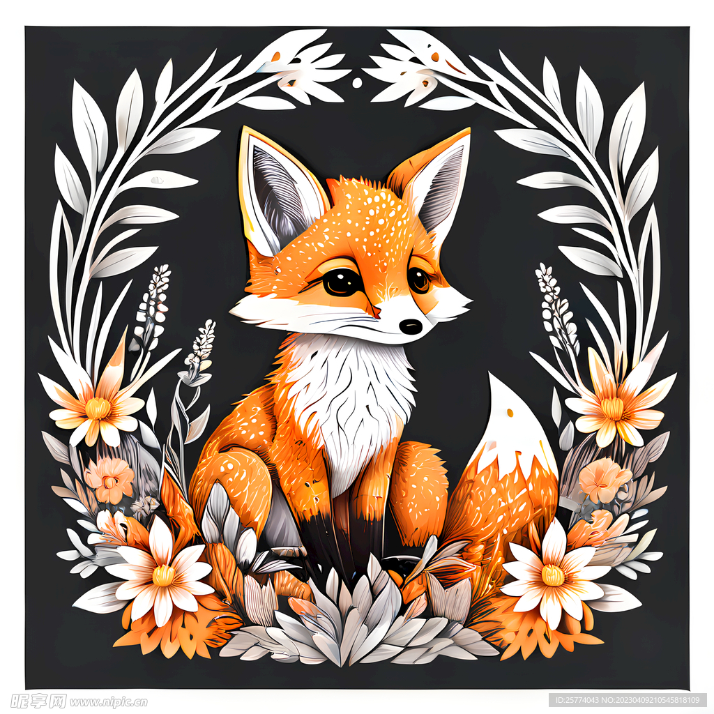狐狸插画