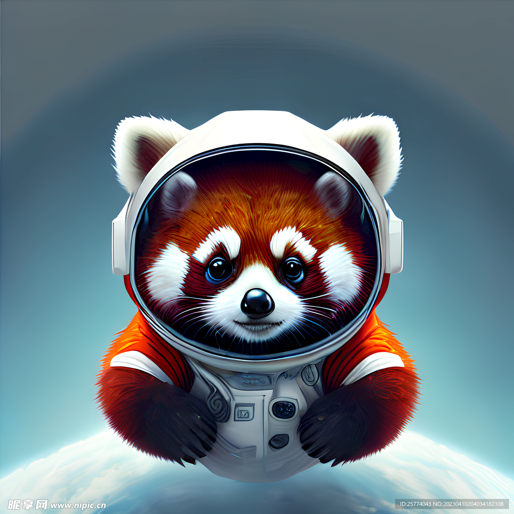 宇航员小浣熊