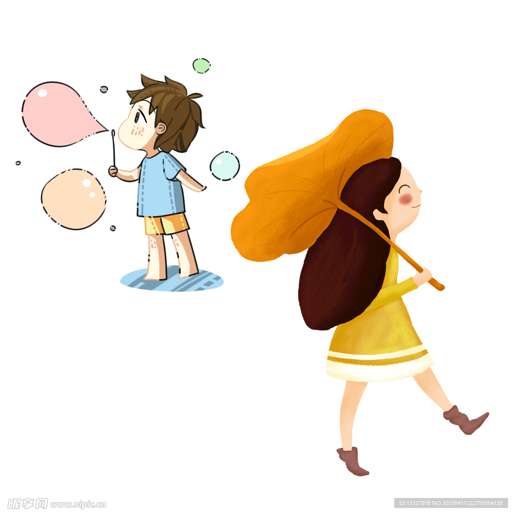 儿童节人物头像