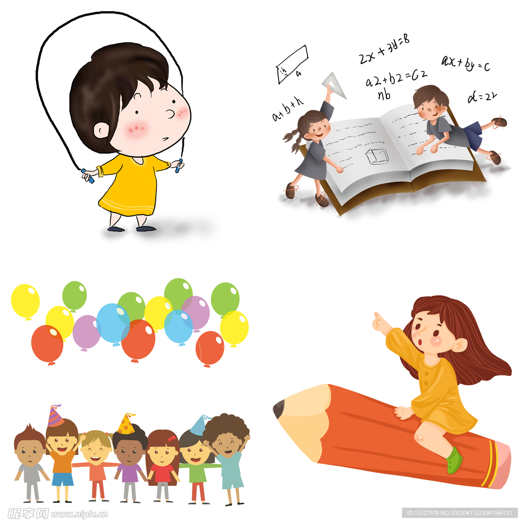 儿童节人物头像