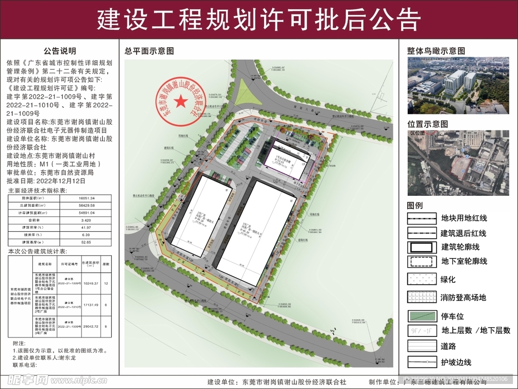 规划许可批后公告