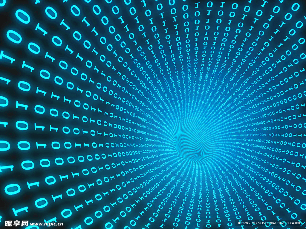 蓝色AI科技背景