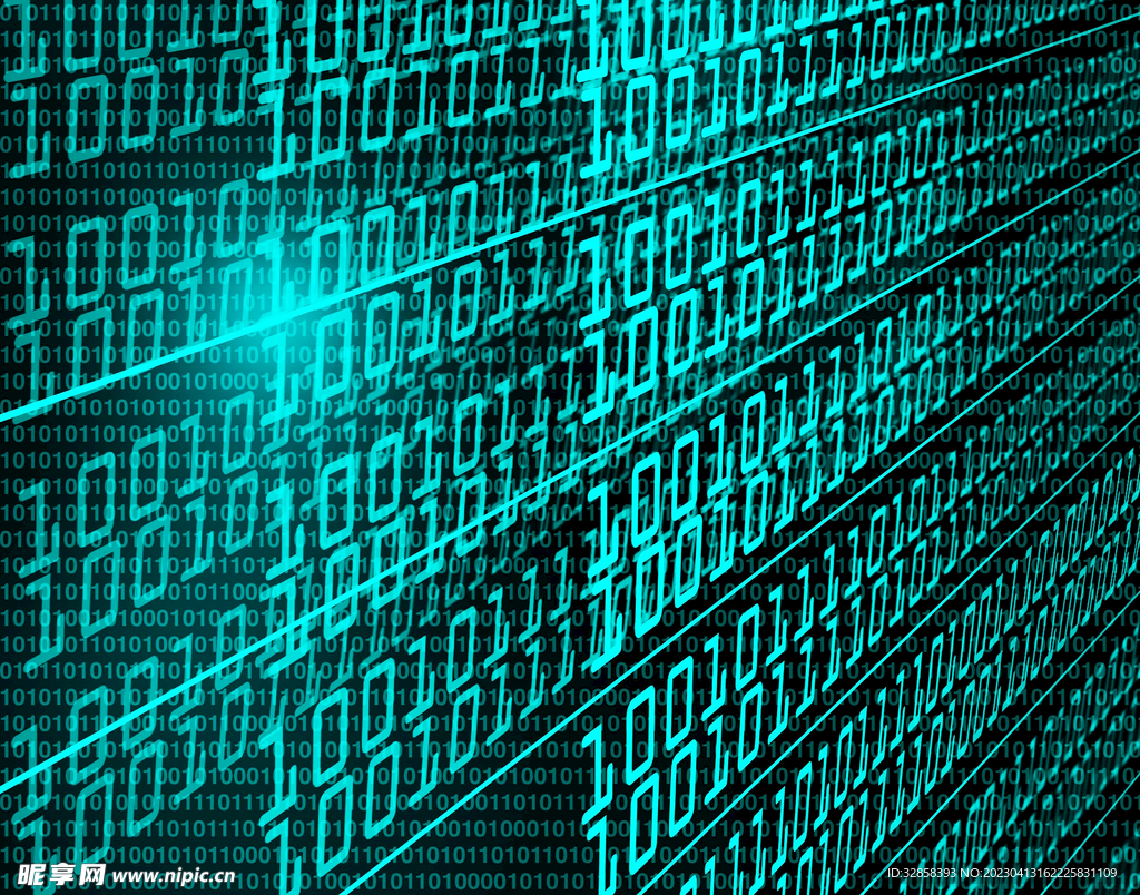 蓝色AI科技背景