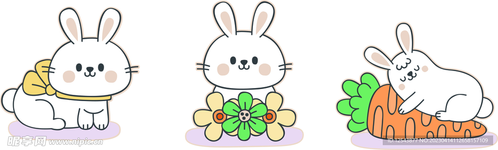 卡通兔子