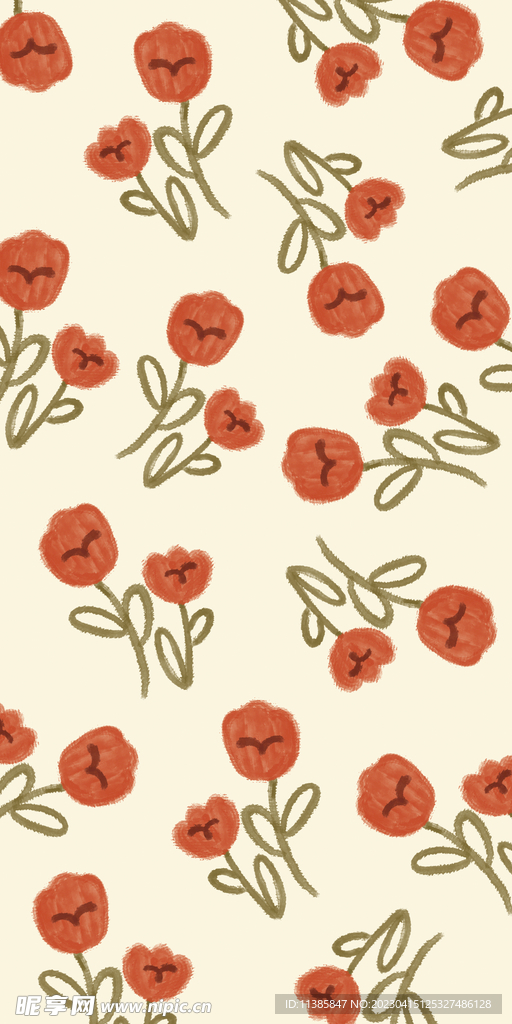 小碎花手机壳图