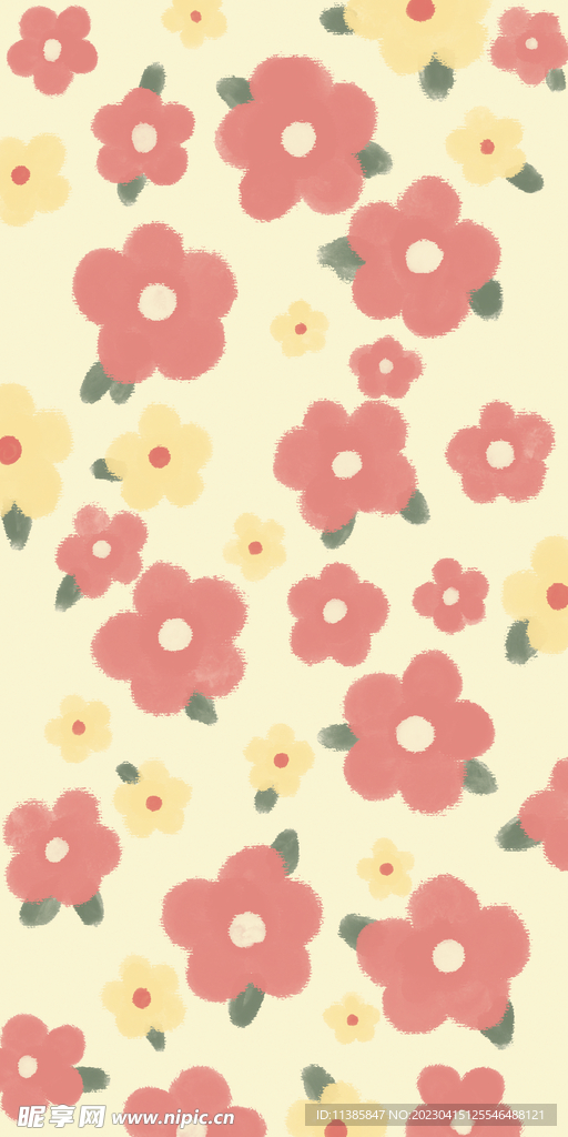 小碎花手机壳图案