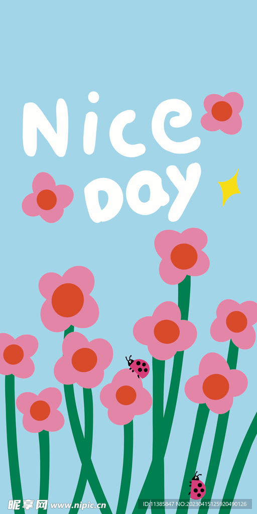 简约花手机壳图案