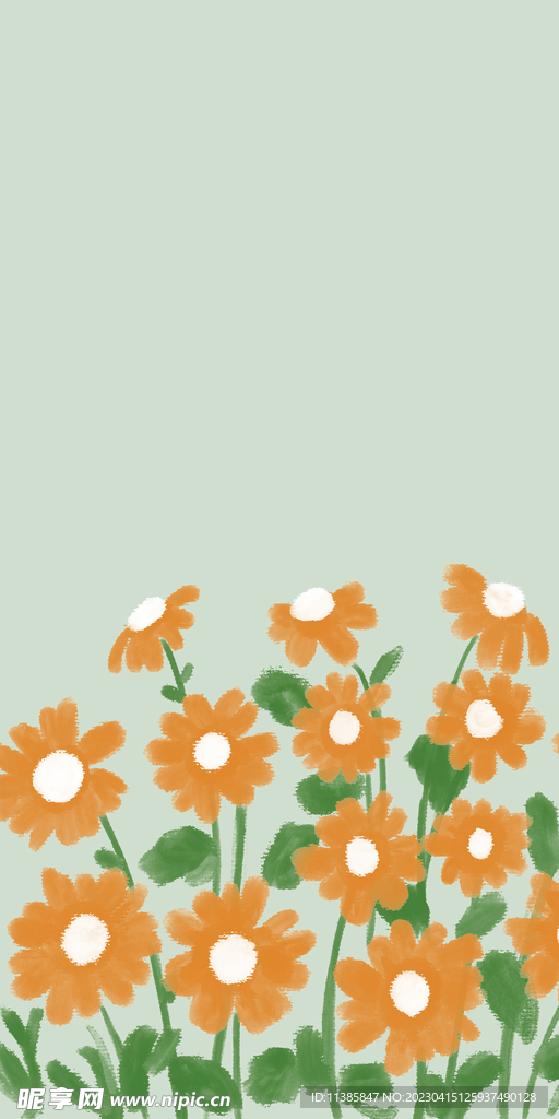 小菊花手机壳图案