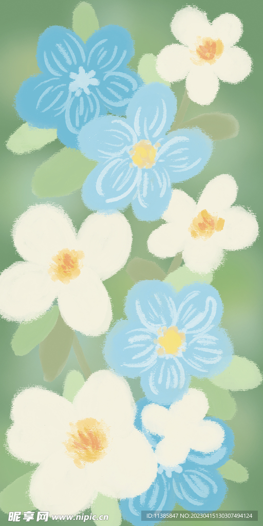 小花花手机壳图案