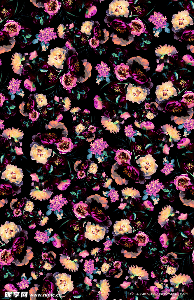 植物花卉 小碎花  手绘花卉