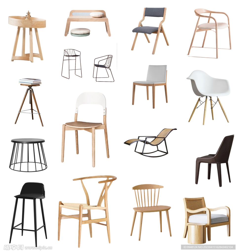 家具实木椅子png免扣素材