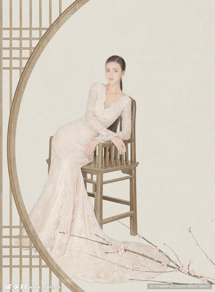 照片工笔画背景