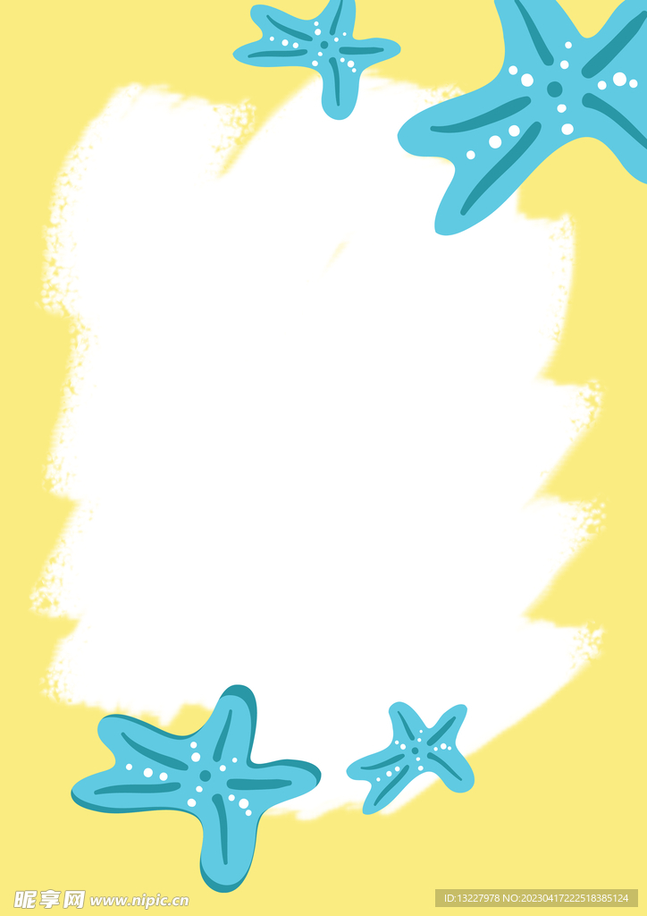 简约小清新植物背景模板