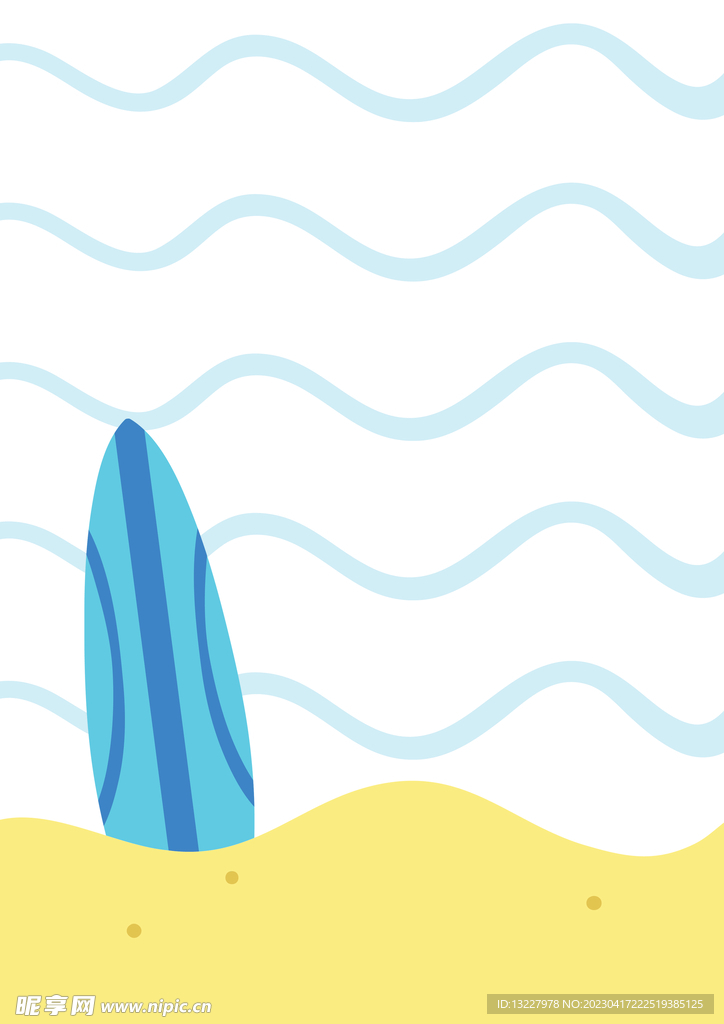 简约小清新植物背景模板