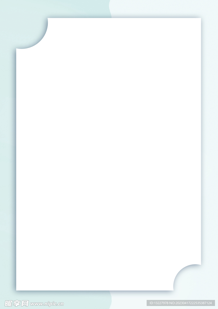 简约小清新植物背景模板