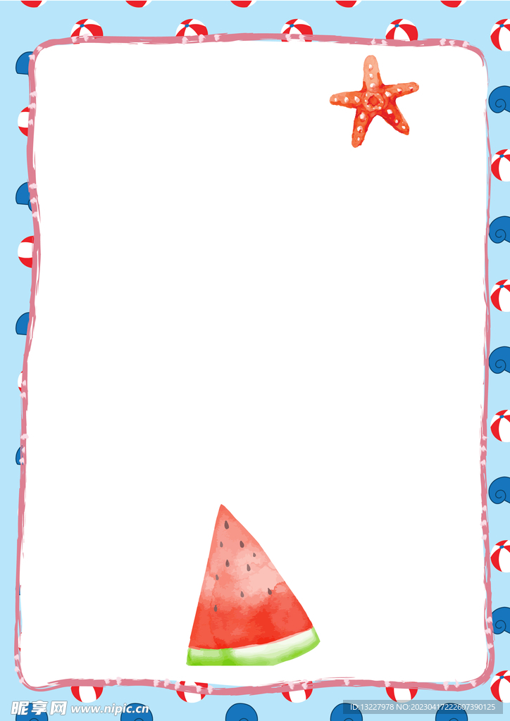 简约小清新植物背景模板