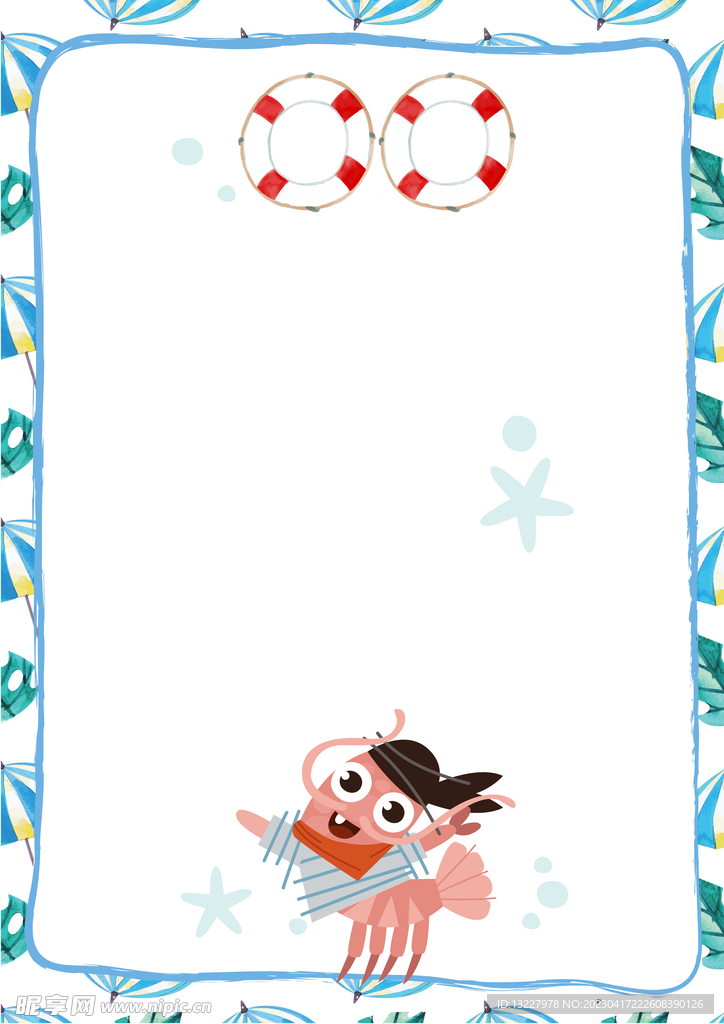 简约小清新植物背景模板