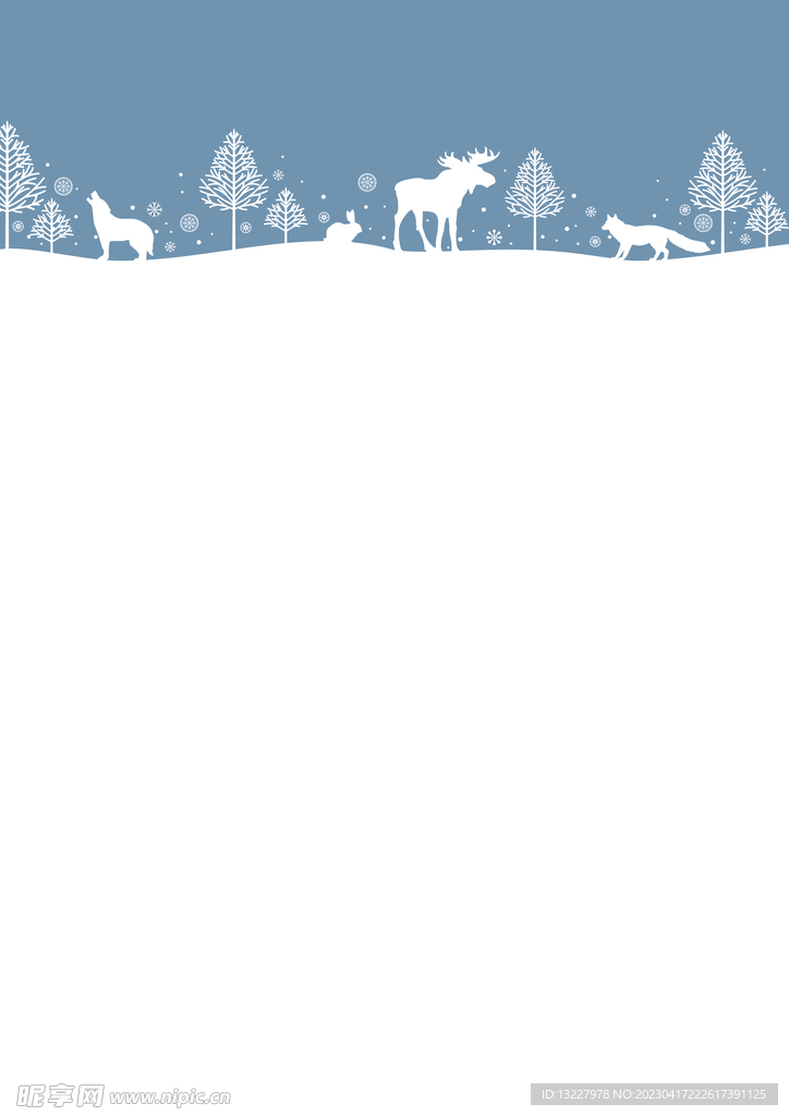 简约小清新植物背景模板