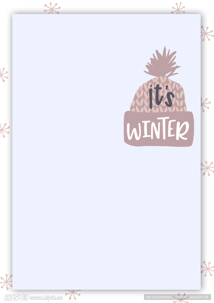 简约小清新植物背景模板