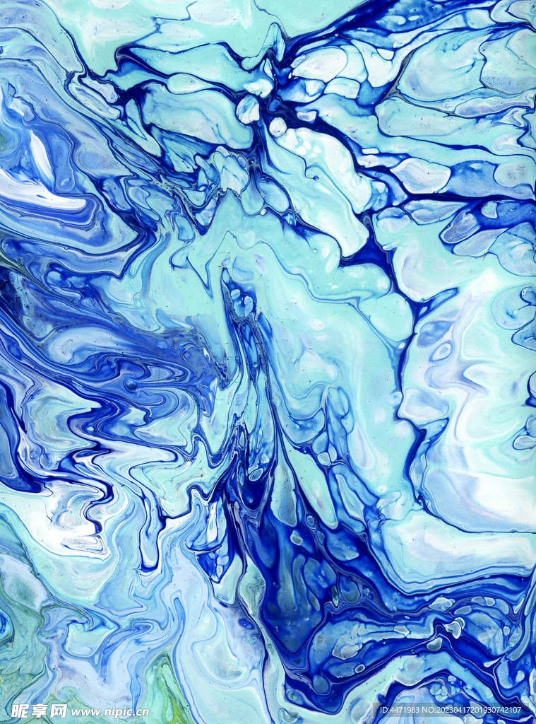 蓝色大理石  