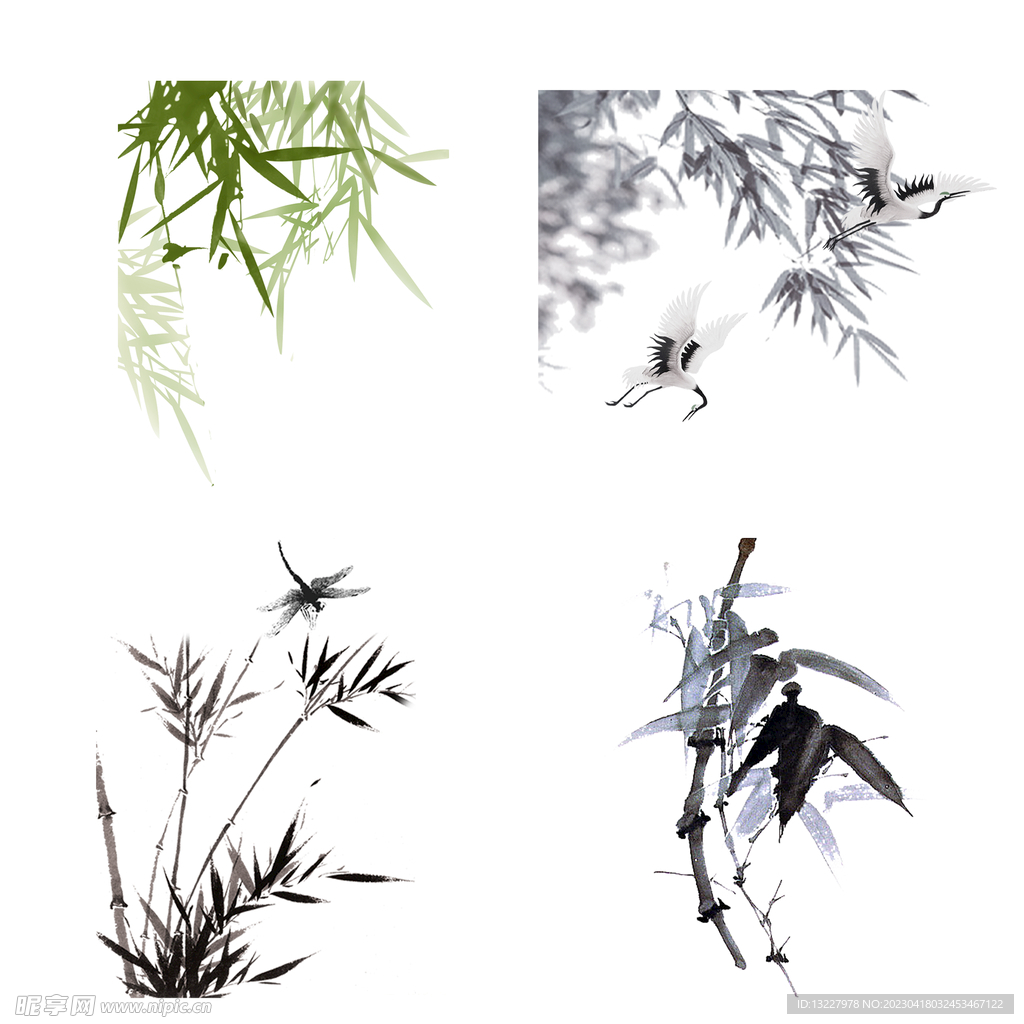 水墨竹子
