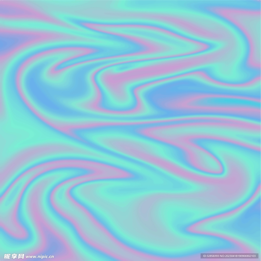 淡绿色酸性金属质感流体渐变背景