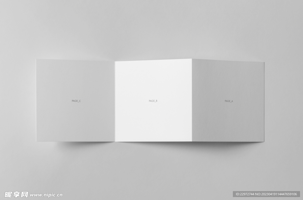 三折页样机