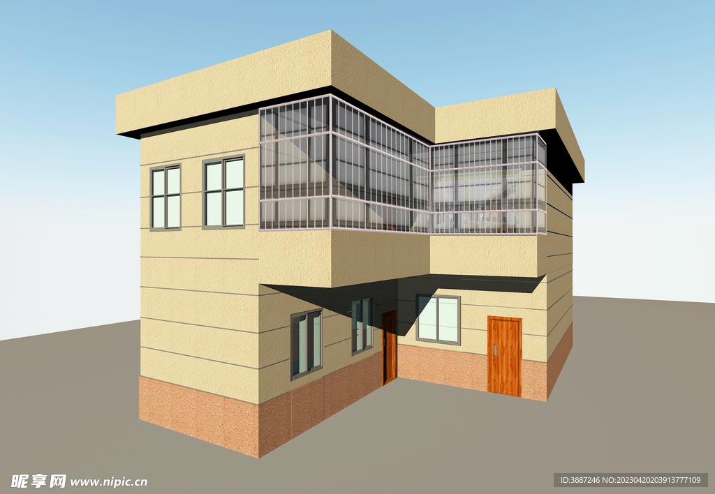 农村自建房外墙效果图