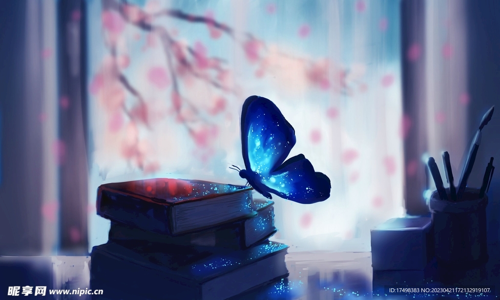 书与蝴蝶