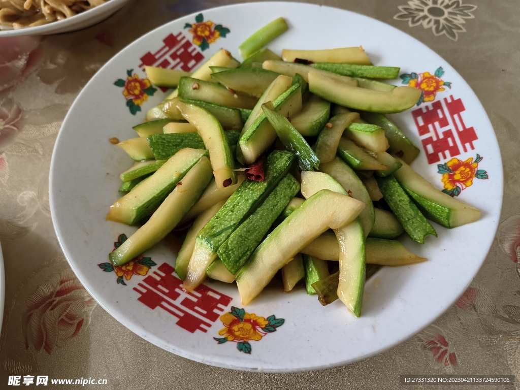 家常小炒西葫芦