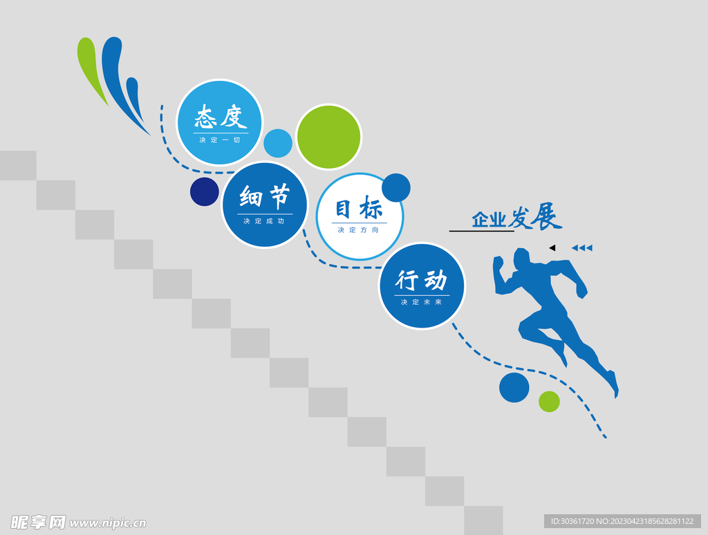 工作态度文化墙